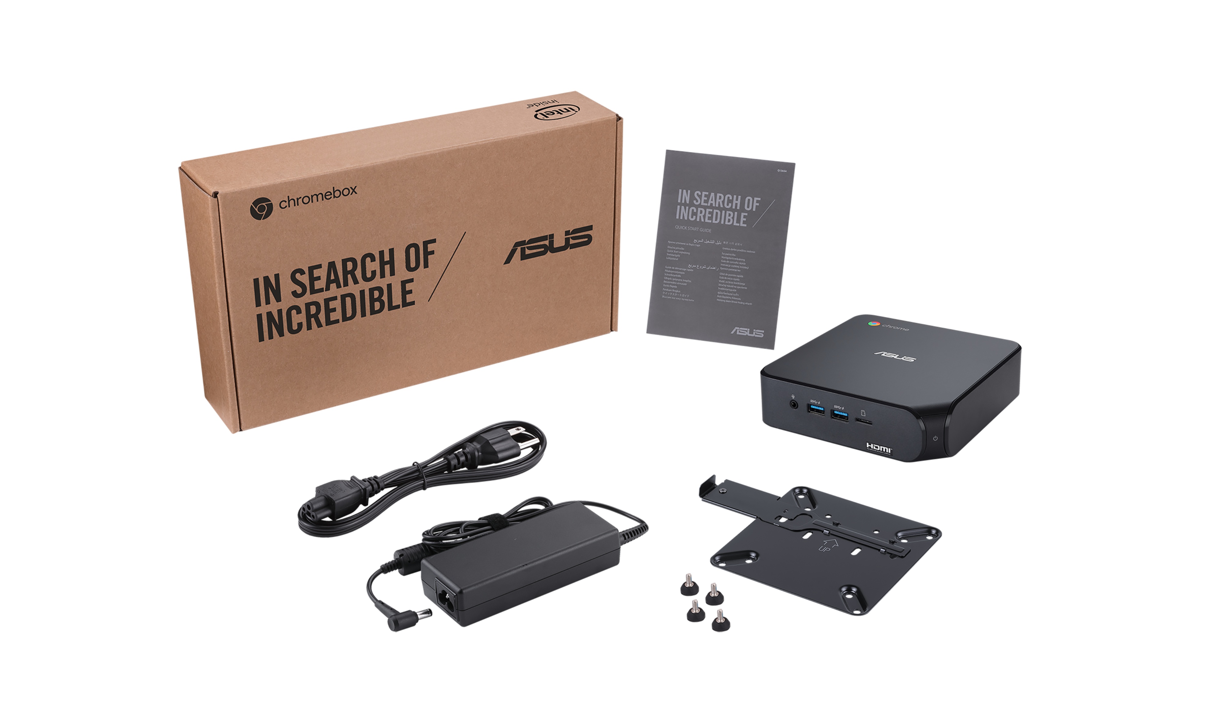 ASUS Chromebox 4 बॉक्स सामग्री 