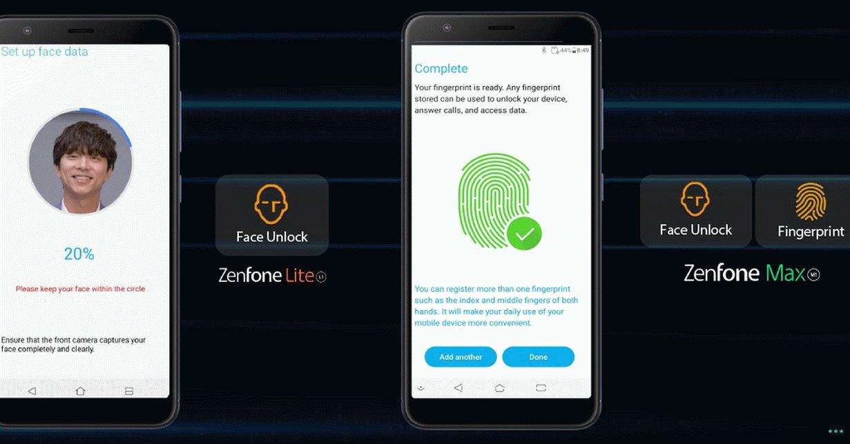 ज़ेनफोन मैक्स एम 1 और ज़ेनफोन लाइट एल 1 सुरक्षा