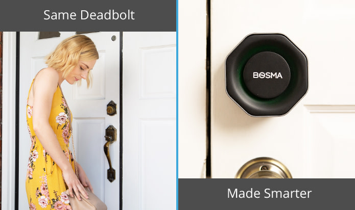 बस $ 69 के लिए अपने घर को सुरक्षित करने के लिए बोस्मा एजिस स्मार्ट डोर लॉक को पकड़ो